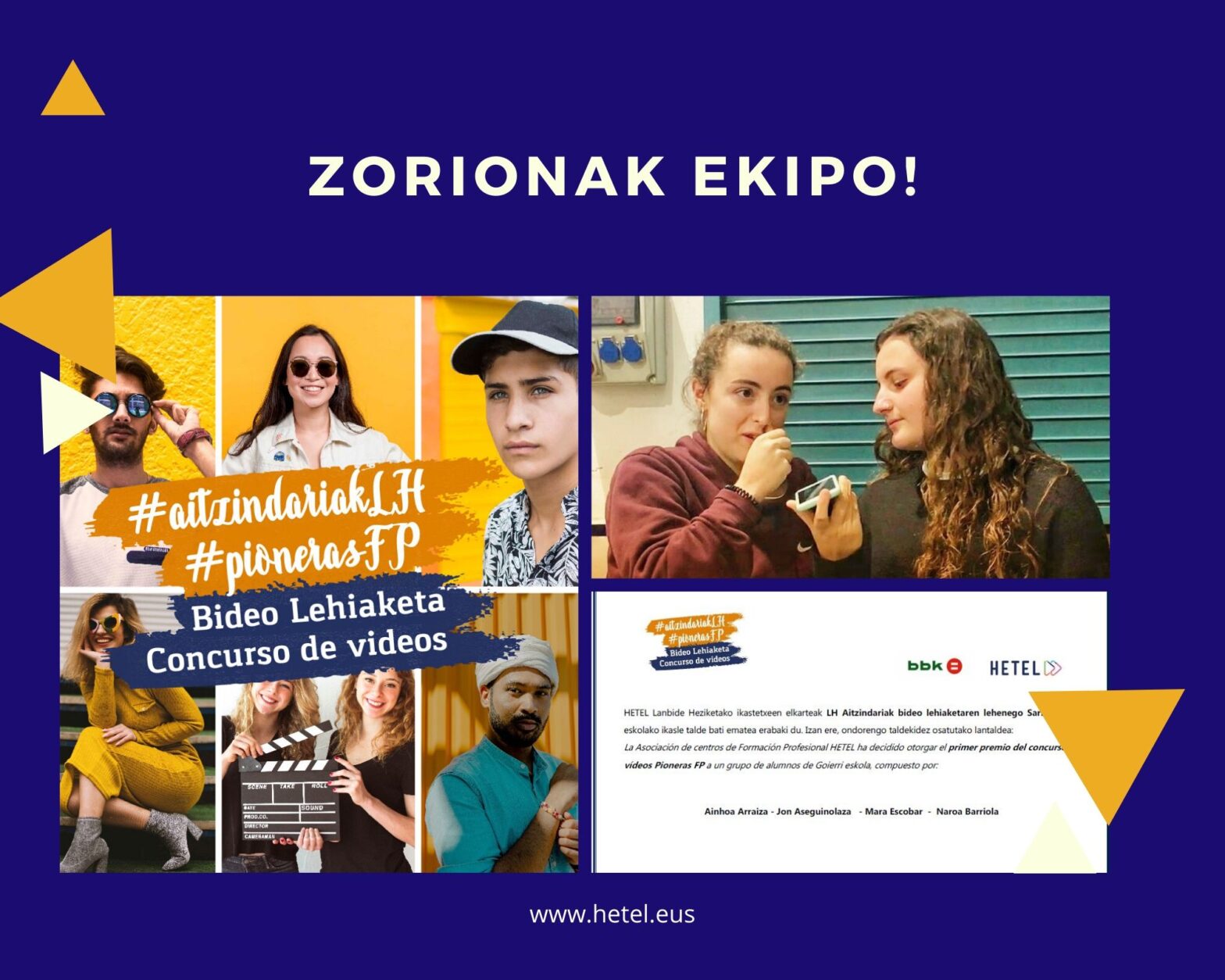 LHaitzindariak mujeres Formacion profesional