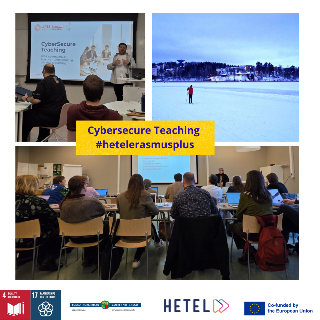 ¡Por fin en persona con los y las partners de Cybersecure Teaching!
