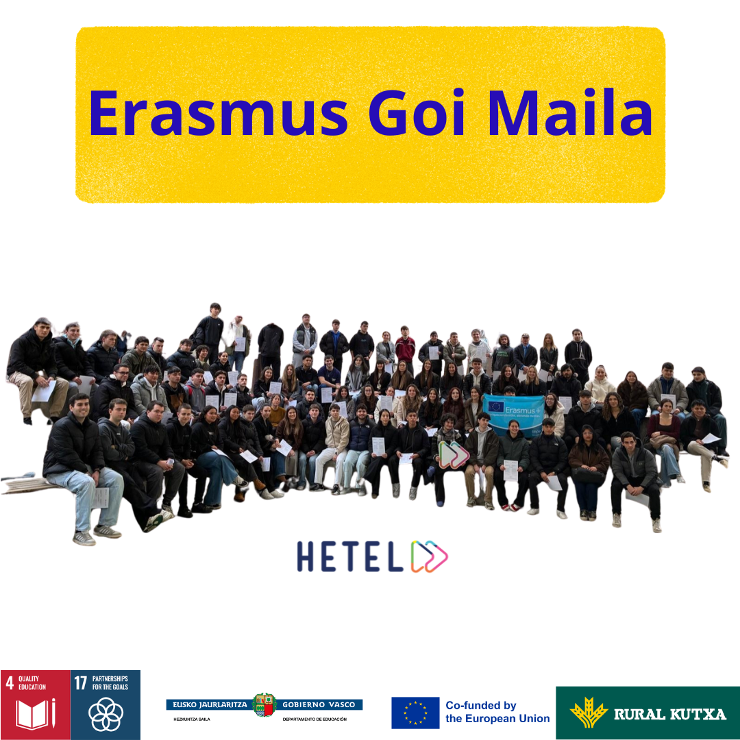 150 jóvenes de HETEL se formarán en empresas europeas gracias al programa Erasmus+